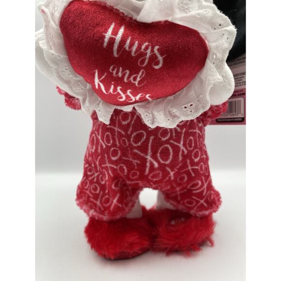 Snoopy Valentine Greeter NEW 2025 Hearts Pajamas 11" Plush Peanuts Waddler - Picture 11 of 13